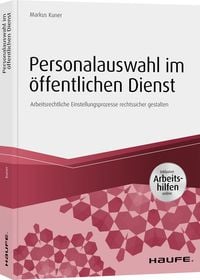 Produktbild: Personalauswahl im &ouml;ffentlichen Dienst - inkl. Arbeitshilfen online