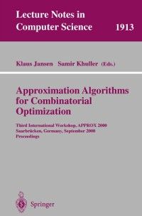 Produktbild: Approximation Algorithms for Combinatorial Optimization