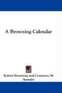Produktbild: A Browning Calendar