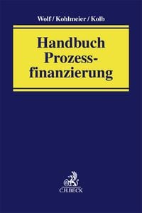 Produktbild: Handbuch Prozessfinanzierung