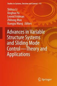 Produktbild: Advances in Variable Structure Systems and Sliding Mode Control&mdash;Theory and Applications