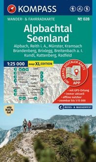 Produktbild: KOMPASS Wanderkarte 028 Alpbachtal, Seenland 1:25.000