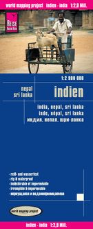 Produktbild: Reise Know-How Landkarte Indien (1:2.900.000) mit Nepal und Sri Lanka