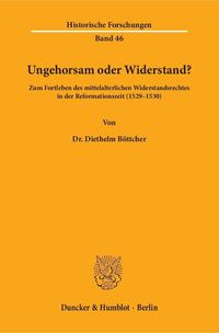 Bild vom Artikel Ungehorsam oder Widerstand? vom Autor Diethelm Böttcher