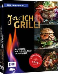 Produktbild: Ja, ich grill! &ndash; F&uuml;r den Gasgrill: Doppelt gut &ndash; 2 B&uuml;cher im Set
