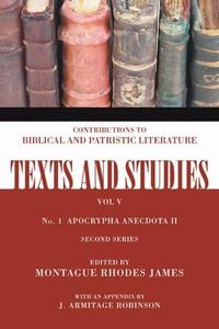 Produktbild: Apocrypha Anecdota: Second Series