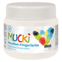 Produktbild: KREUL Porzellan-Fingerfarbe MUCKi fl&uuml;sterwei&szlig;