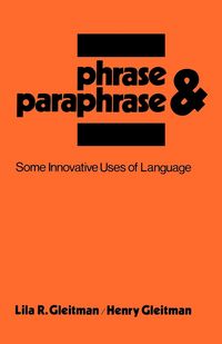 Produktbild: Phrase and Paraphrase