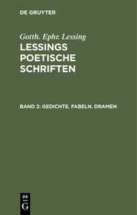 Produktbild: Gedichte. Fabeln. Dramen