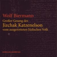 Produktbild: Gro&aacute;er Gesang des Jizchak Katzenelson