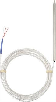 Produktbild: TRU COMPONENTS TC-9779576 PT100 Temperaturf&uuml;hler -100 bis 200&deg;C Kabel, offenes Ende