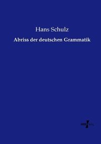 Produktbild: Abriss der deutschen Grammatik