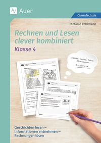 Produktbild: Rechnen und Lesen clever kombiniert - Klasse 4