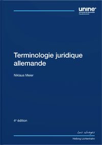 Produktbild: Terminologie juridique allemande