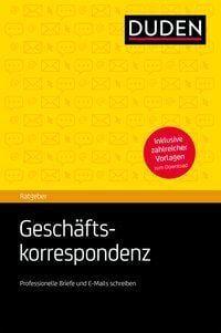 Produktbild: Duden Ratgeber &ndash; Gesch&auml;ftskorrespondenz