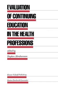 Produktbild: Evaluation of Continuing Education in the Health Professions