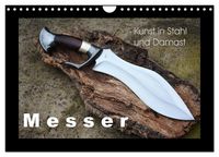 Produktbild: Kunst in Stahl und Damast - M e s s e r (Wandkalender 2026 DIN A4 quer), CALVENDO Monatskalender