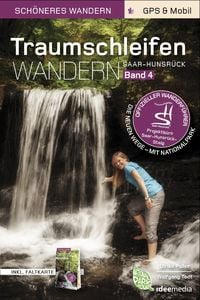 Produktbild: Traumschleifen &ndash; Band 4. Offizieller Wanderf&uuml;hrer - Sch&ouml;neres Wandern Pocket. GPS, Detailkarten, H&ouml;henprofile, Smartphone-Anbindung.