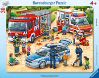 Produktbild: Rahmenpuzzle Ravensburger Spannende Berufe 30 Teile
