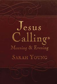 Produktbild: Jesus Calling Morning and Evening, Brown Leathersoft Hardcover, with Scripture References