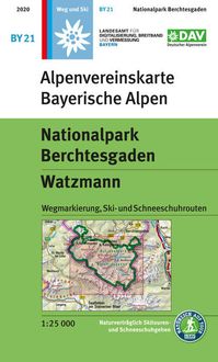 Bild vom Artikel DAV Alpenvereinskarte Bayerische Alpen 21. Nationalpark Berchtesgaden, Watzmann 1 : 25 000 vom Autor 