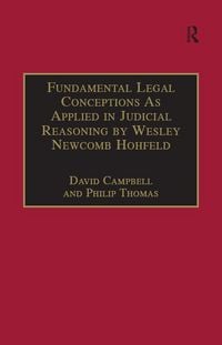 Produktbild: Fundamental Legal Conceptions As Applied in Judicial Reasoning by Wesley Newcomb Hohfeld