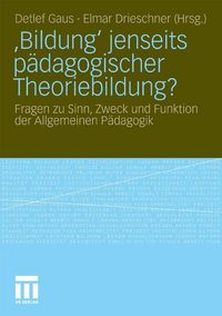 Produktbild: ,Bildung' jenseits p&auml;dagogischer Theoriebildung?