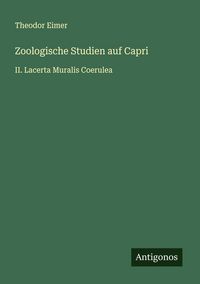 Produktbild: Zoologische Studien auf Capri
