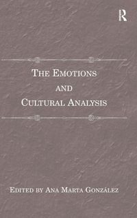 Produktbild: The Emotions and Cultural Analysis