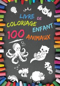 Produktbild: Livre de coloriage enfant 100 Animaux