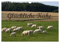 Produktbild: Gl&uuml;ckliche K&uuml;he (Wandkalender 2027 DIN A4 quer), CALVENDO Monatskalender