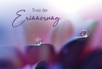 Produktbild: Trauerkarte - Trost der Erinnerung