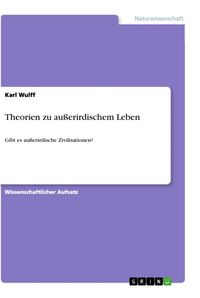 Produktbild: Theorien zu au&szlig;erirdischem Leben
