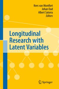 Produktbild: Longitudinal Research with Latent Variables