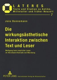 Produktbild: Die wirkungs&auml;sthetische Interaktion zwischen Text und Leser