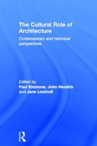 Produktbild: The Cultural Role of Architecture