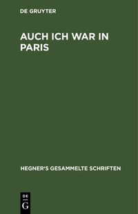 Produktbild: Auch ich war in Paris