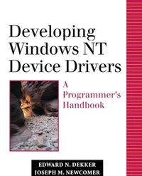 Produktbild: Dekker, E: Developing Windows NT Device Drivers