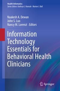 Produktbild: Information Technology Essentials for Behavioral Health Clinicians
