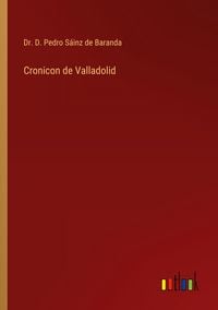 Produktbild: Cronicon de Valladolid