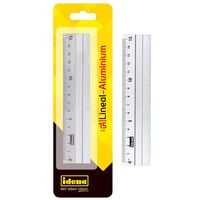 Produktbild: Idena Lineal Aluminium silber 15cm Blister