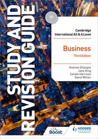 Produktbild: Cambridge International AS/A Level Business Study and Revision Guide Third Edition