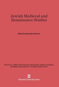 Produktbild: Jewish Medieval and Renaissance Studies