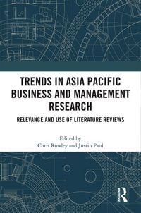 Produktbild: Trends in Asia Pacific Business and Management Research