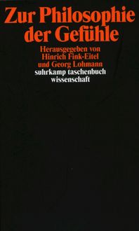 Produktbild: Zur Philosophie der Gef&uuml;hle