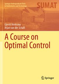 Produktbild: A Course on Optimal Control