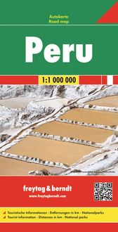 Produktbild: freytag & berndt Stra&szlig;enkarte Peru 1:1 Mio.