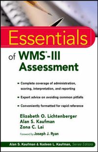 Produktbild: Essentials of Wms-III Assessment