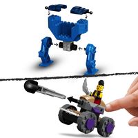 LEGO NINJAGO 71740 Jays Elektro-Mech Actionfigur, Spinne und Ninja Auto