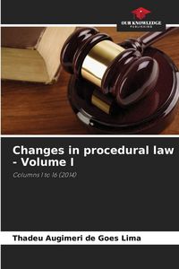 Produktbild: Changes in procedural law - Volume I